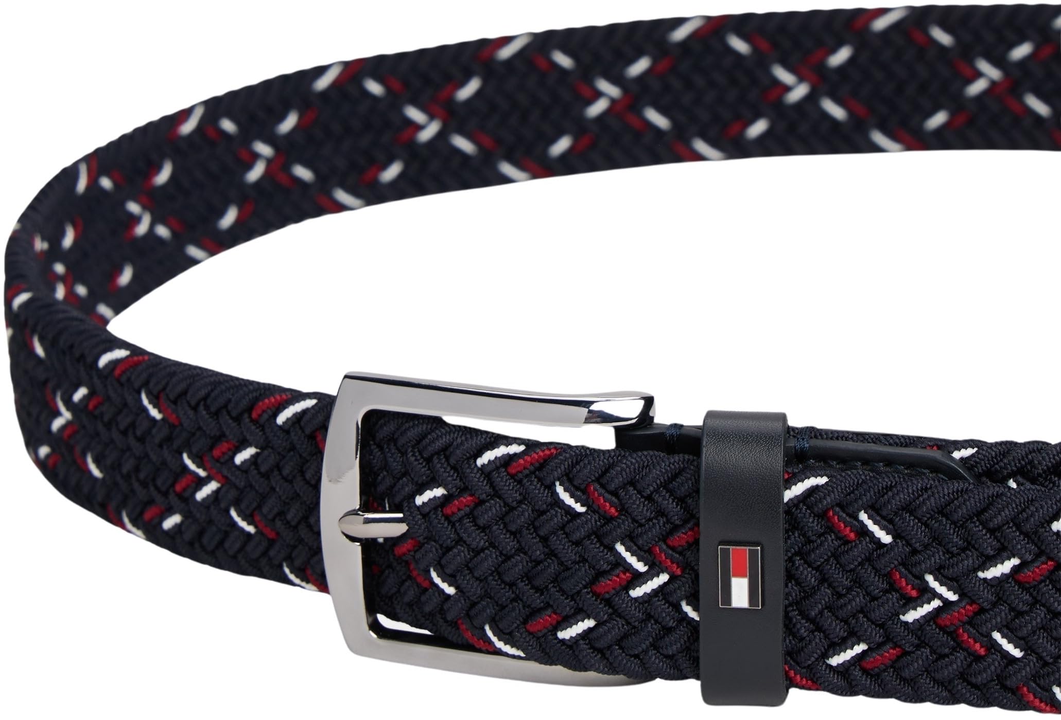 Tommy Hilfiger Uomo Cintura Denton Elastic in Tessuto