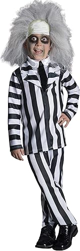 Disfraz de Beetlejuice de lujo para niños de Rubies S Un solo color Disfraz de Beetlejuice de lujo para niños de Rubies S Un solo color