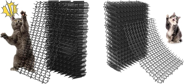 Bundle of 16 x 8 Inch Cat Scat Mat and 16 x 13 Inch Cat Scat Mat
