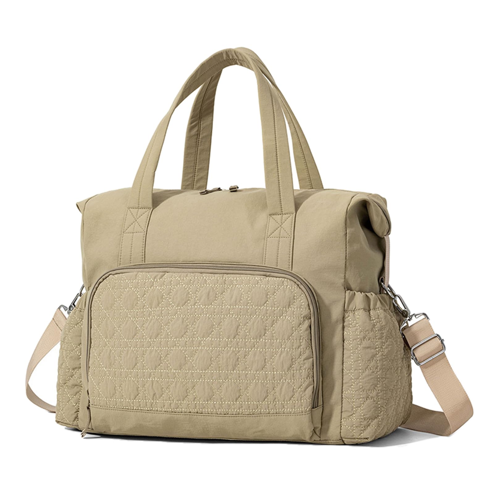 Damska torba podróżna, pojemność 40 l, bagaż podręczny, wodoodporna, torba szpitalna, lekka, na podróż samolotem, nocowanie i weekendowe wycieczki, khaki, Czech