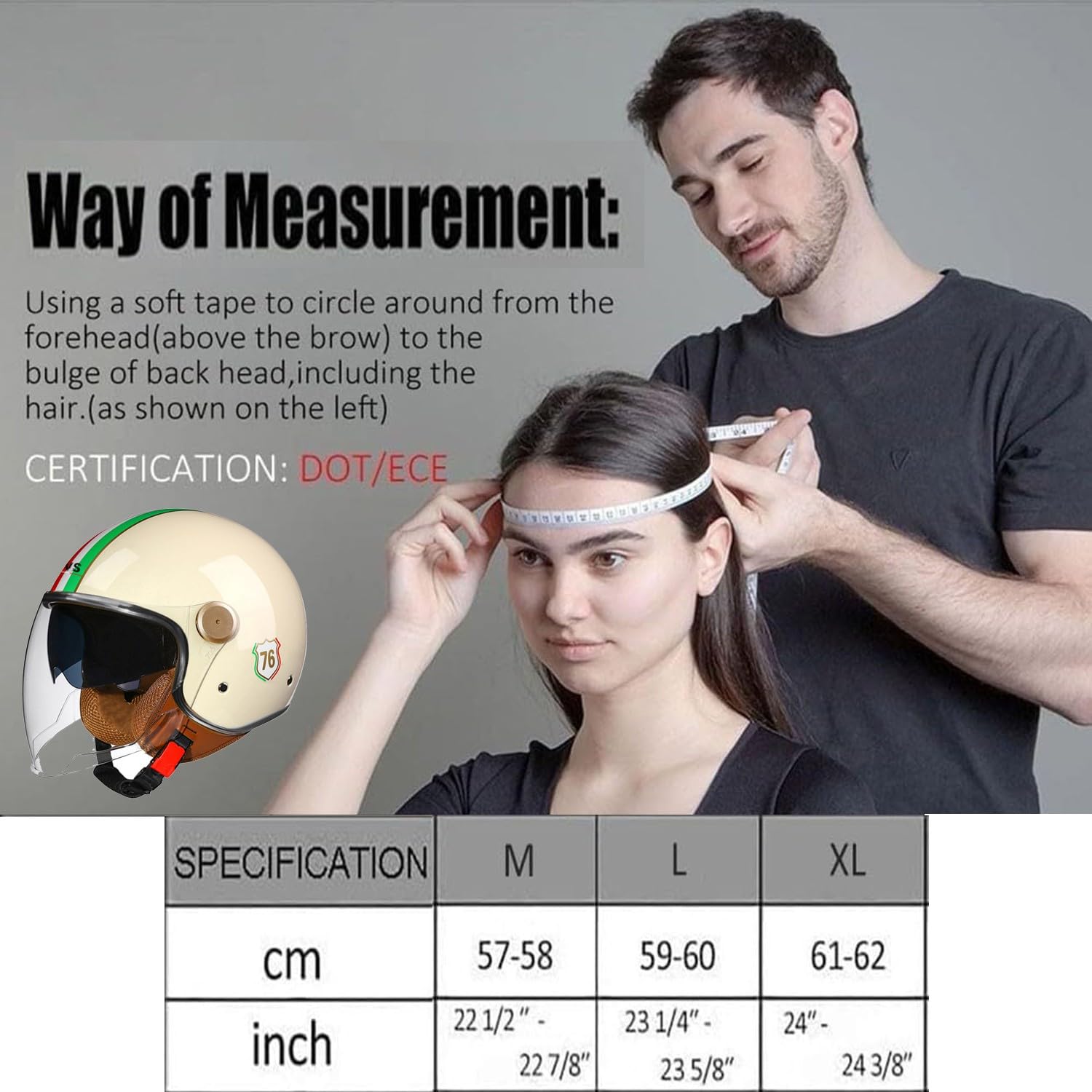 Medio Casco de Motocicleta ECEDOT Certificado Cascos Half-Helmet Bluetooth Cascos Abiertos de Ciclomotor para Hombres Y Mujeres Adultos Casco Jet para Moto Forro Extraíble