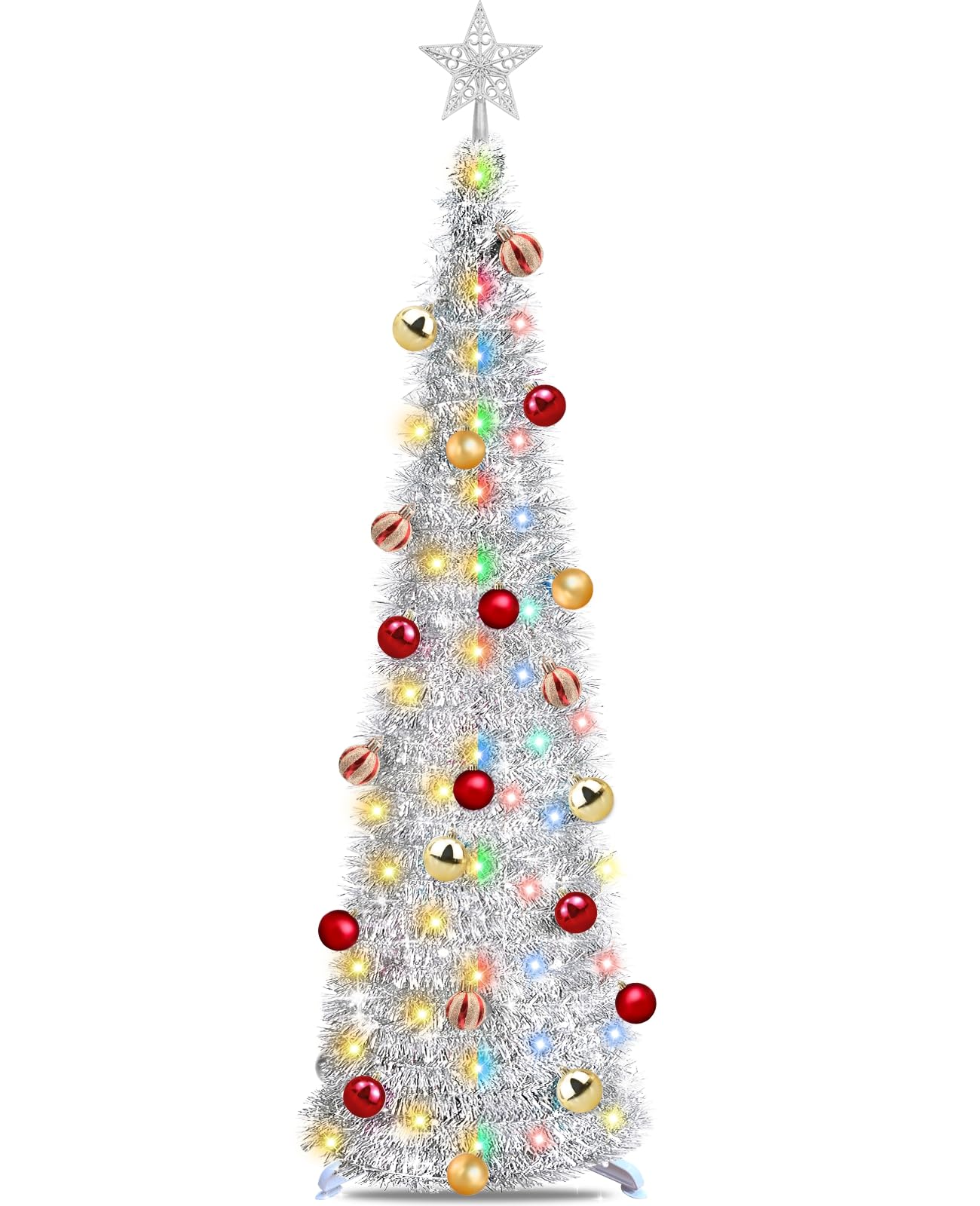 Amazon.com: Dual Color Change&Timer 5 Ft Sliver Pop Up