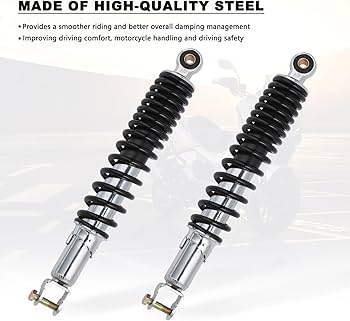 Amazon.com: Minho Motorcycle Dual Rear Shock Absorbers with