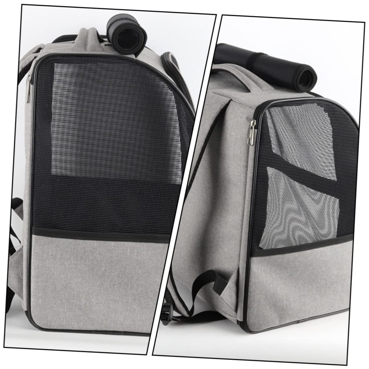 SUPVOX Zaino per Animali Domestici in Borsa Comoda per Gatti Trasportino Pratico Design in Rete Traspirante Adatto per Viaggi e Gite