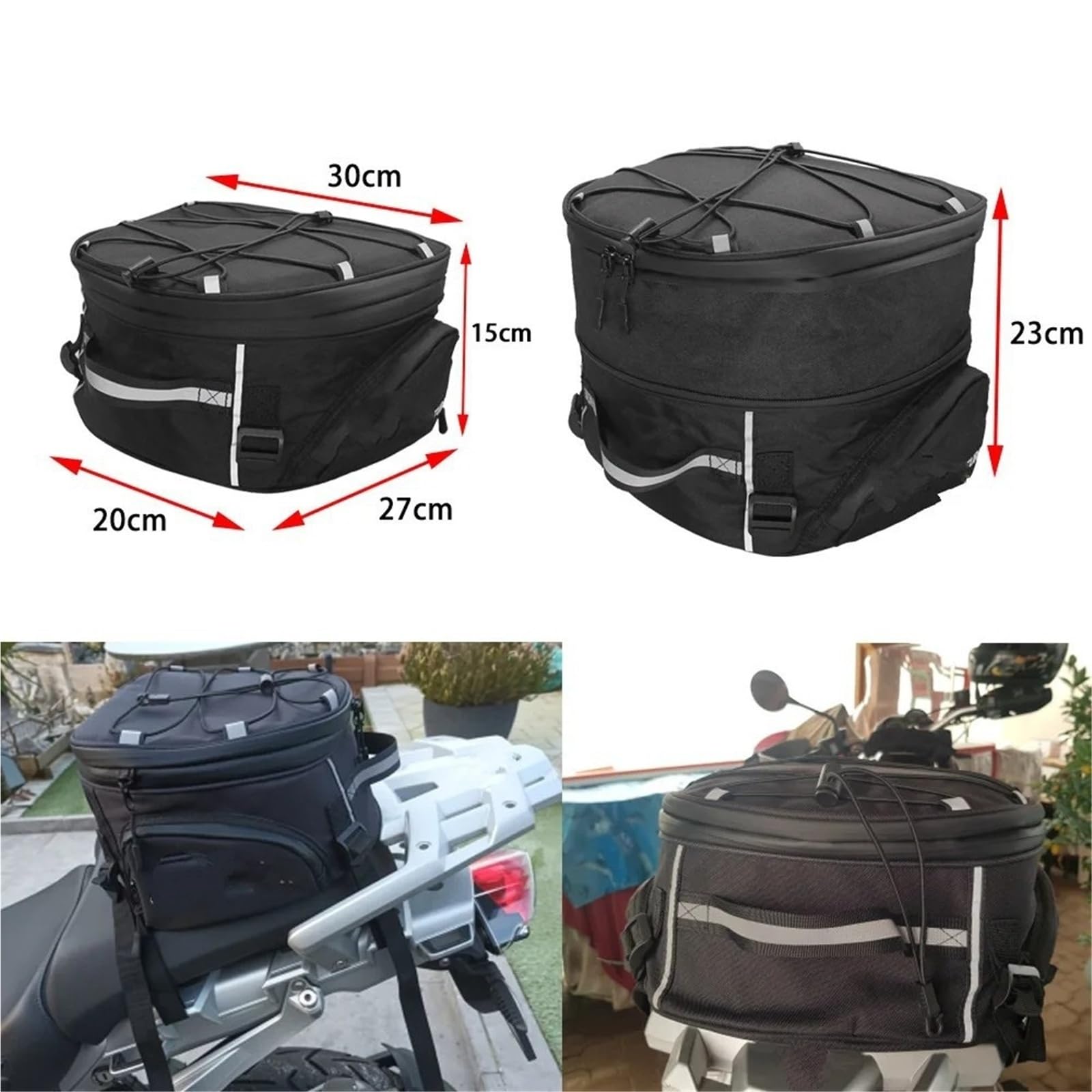 Gepäckroll Rücksitztasche Für R1200GS F800GS GSA F900XR R1250GS ADV LC Satteltasche Hecktasche Hecktasche Top Bag Motorradtasche