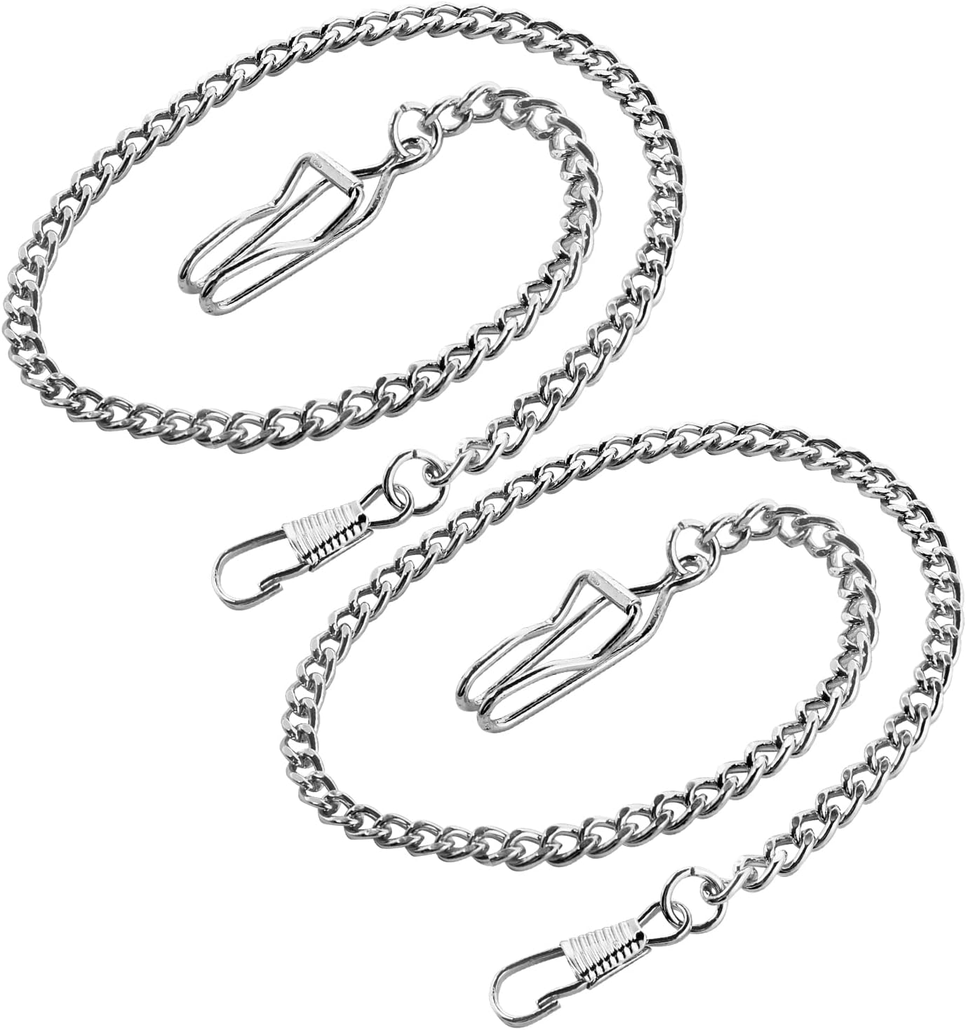 Pocket Watch Chain Bracelet 14.7" (37.5 cm), Vintage Metal Alloy Pocket Watch Chain for Men/Ladies-Gold
