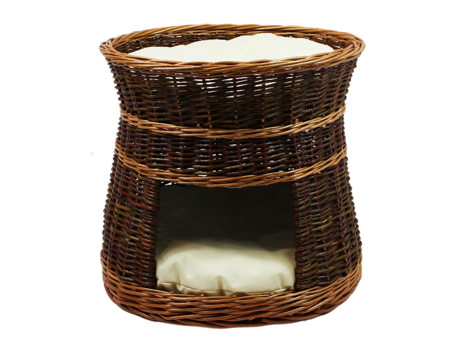 GOMETY Cuccia Rotonda Per Gatti Lavabile 50x15 Cm – In Corda Di Cotone, Multifunzione, Adatta A Tutte Le Stagioni