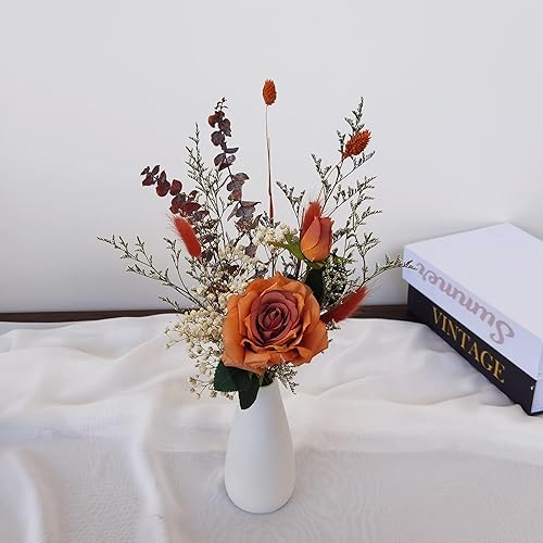 Ramos de flores secas de imitación bohemio, decoración del hogar, ramos de boda, arreglos florales (A)