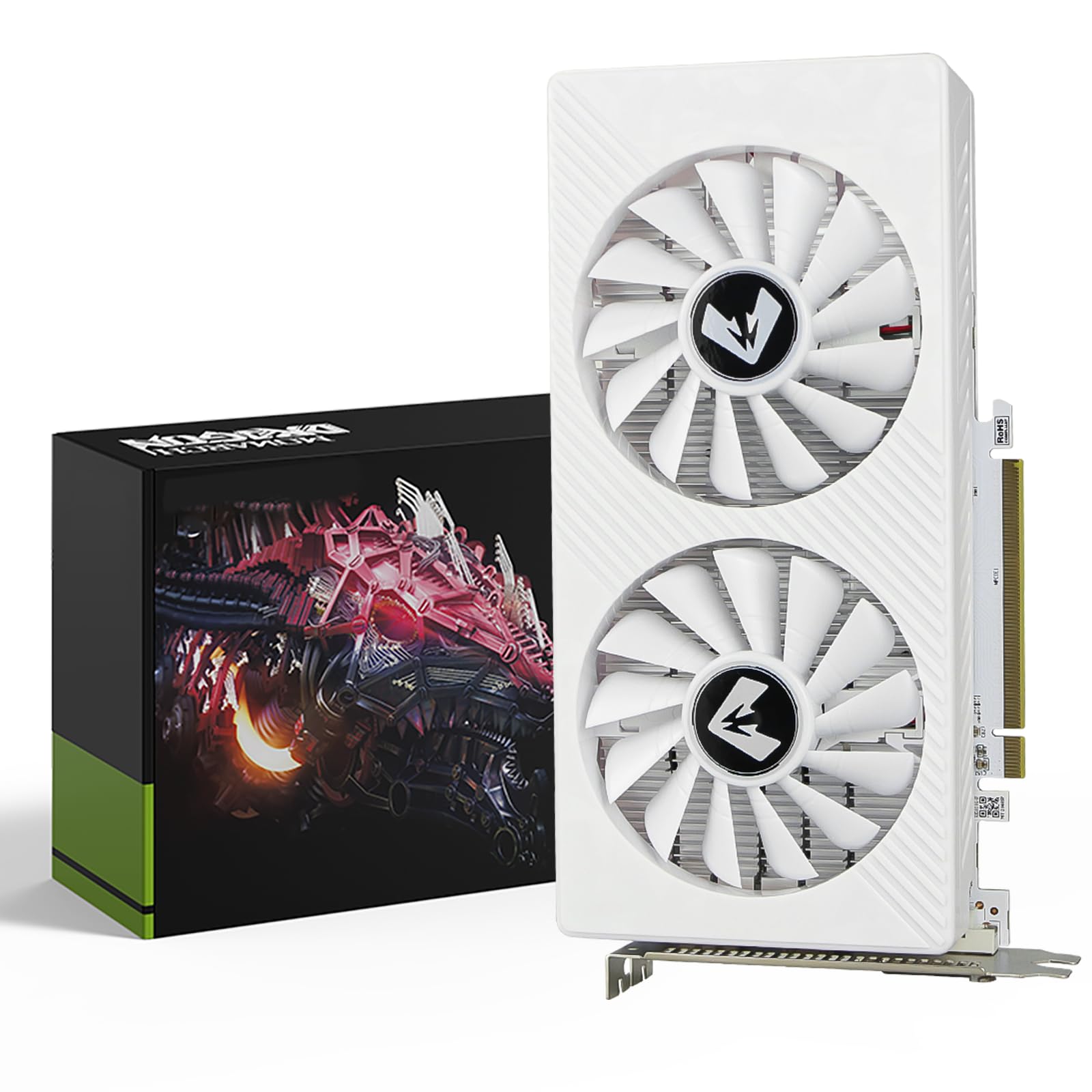 Novo lançamento】MOUGOL Placa de Vídeo AMD Radeon RX580 8GB 2048SP