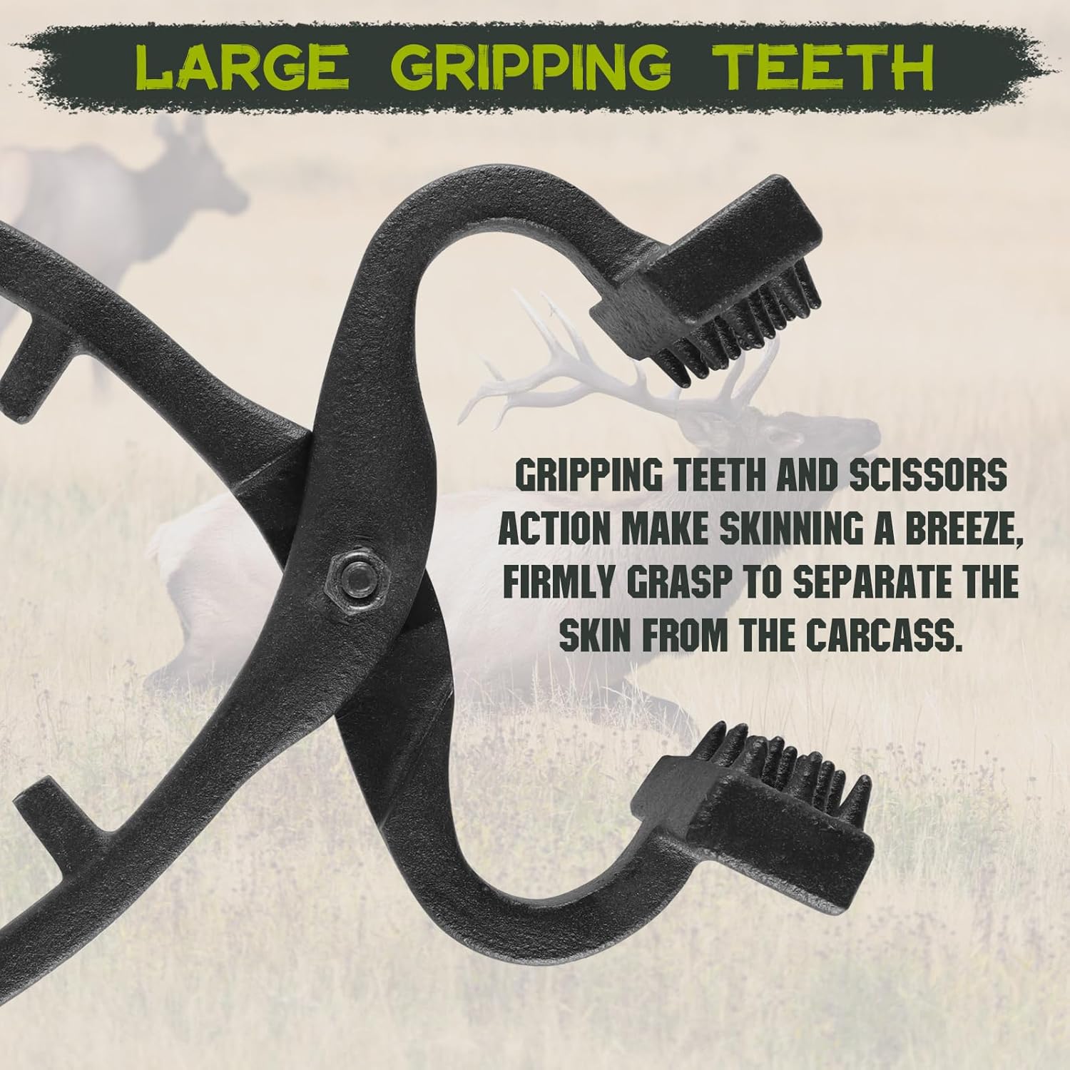 Highwild Game Skinning Claw Hide Puller Skinning Tool - Deer Skinner, Butcher Hide Puller