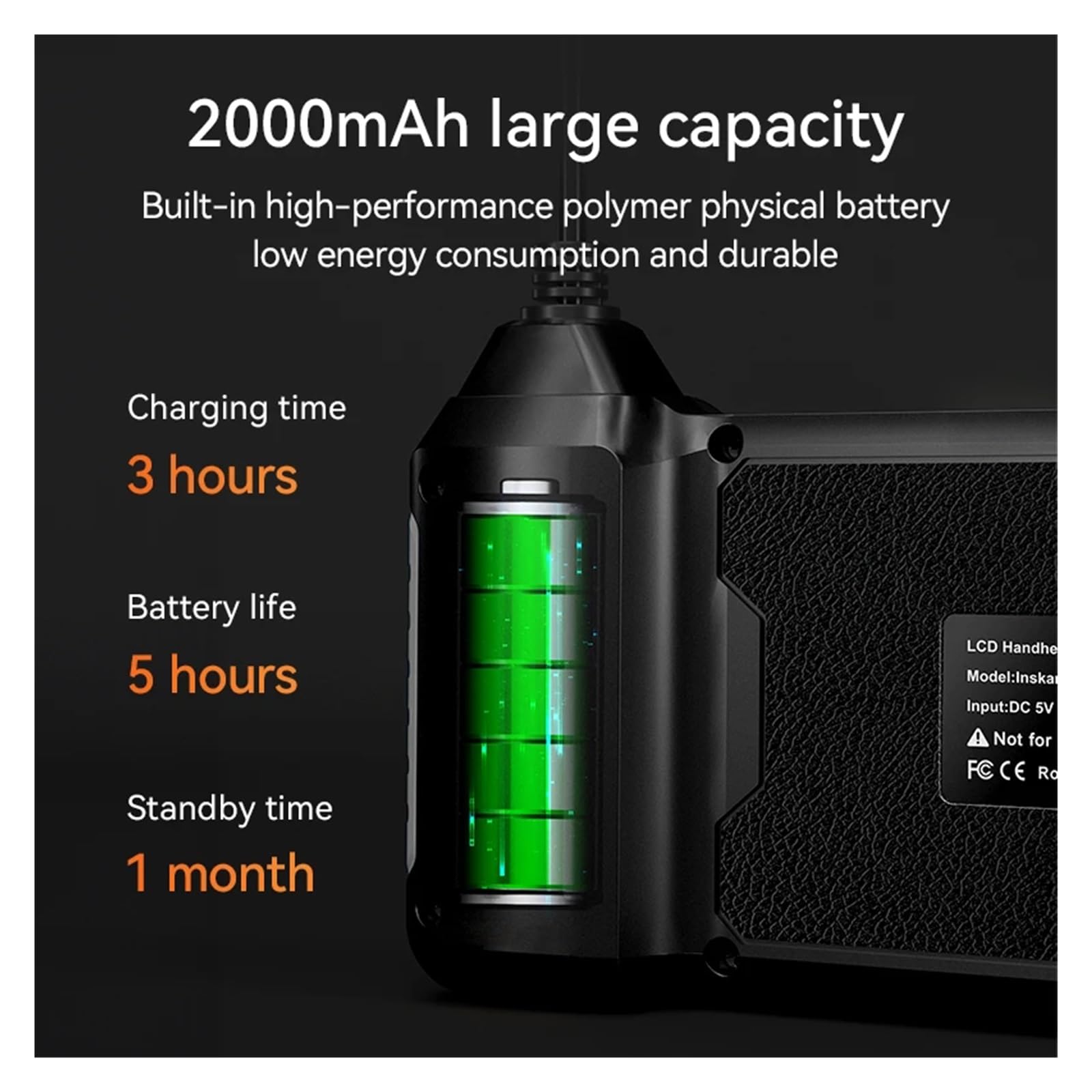 Single & Dual Endoscope Camera 4.3'' Car Inspection Borescope IP67 Waterproof HD1080P 8mm Video Pipe Sewer Camera For Automotive(10m,Single Lens)