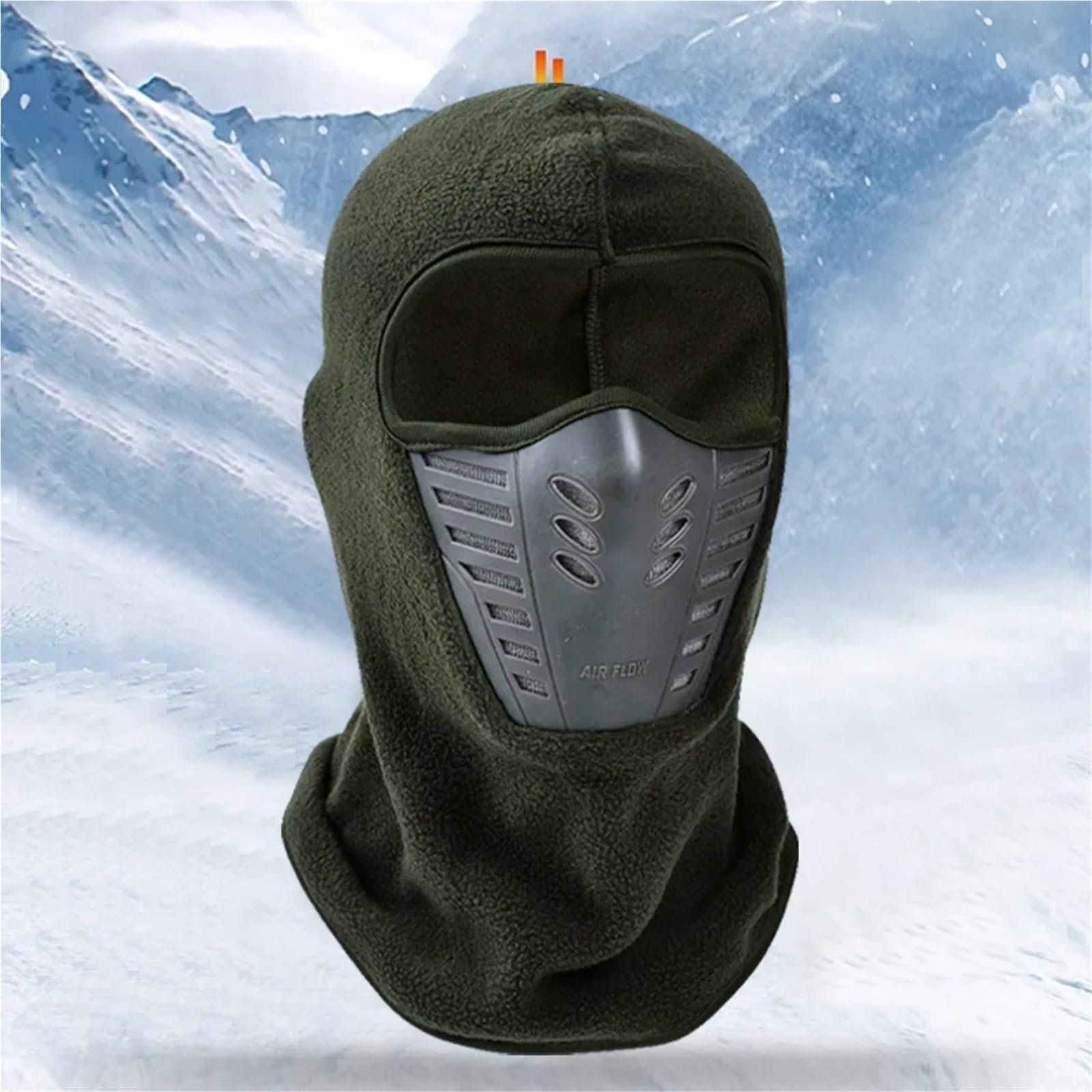 Casquette masquée for ski en plein air, écharpe polaire épaisse, Protection du visage, chapeau chaud coupe-vent, hiver Pour le Ski, le Snowboard