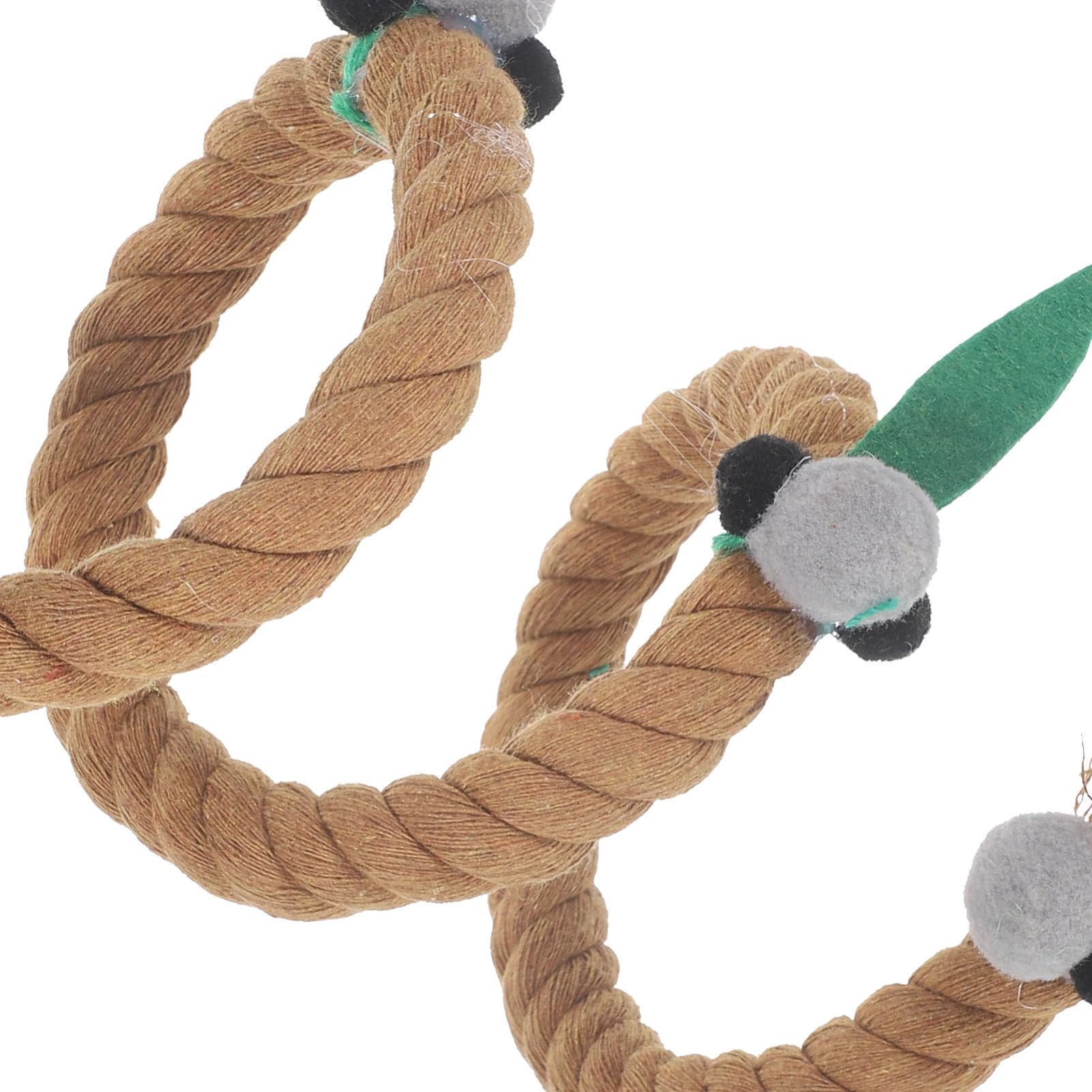 YARNOW 5 Uds Jaula para Pájaros Juguetes De Cuerda Percha para Pájaros Soporte para Jaula De Pájaros Cuerda para Columpio para Loros Juguete De Cuerda para Loros Juguete para Loros