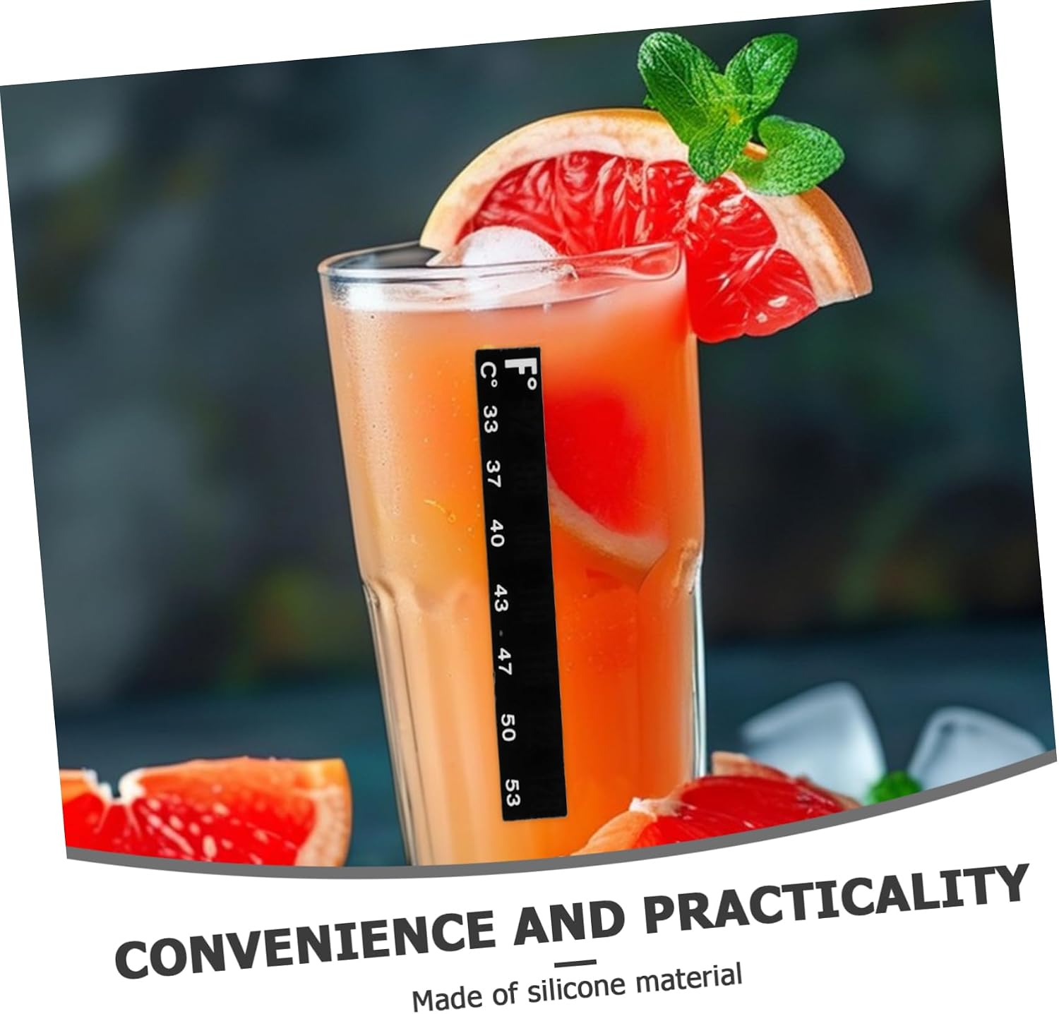 10pcs Accurate Temperature Monitoring Stick Thermometer Strips for Bread Fermentation Home Brewing Aquarium