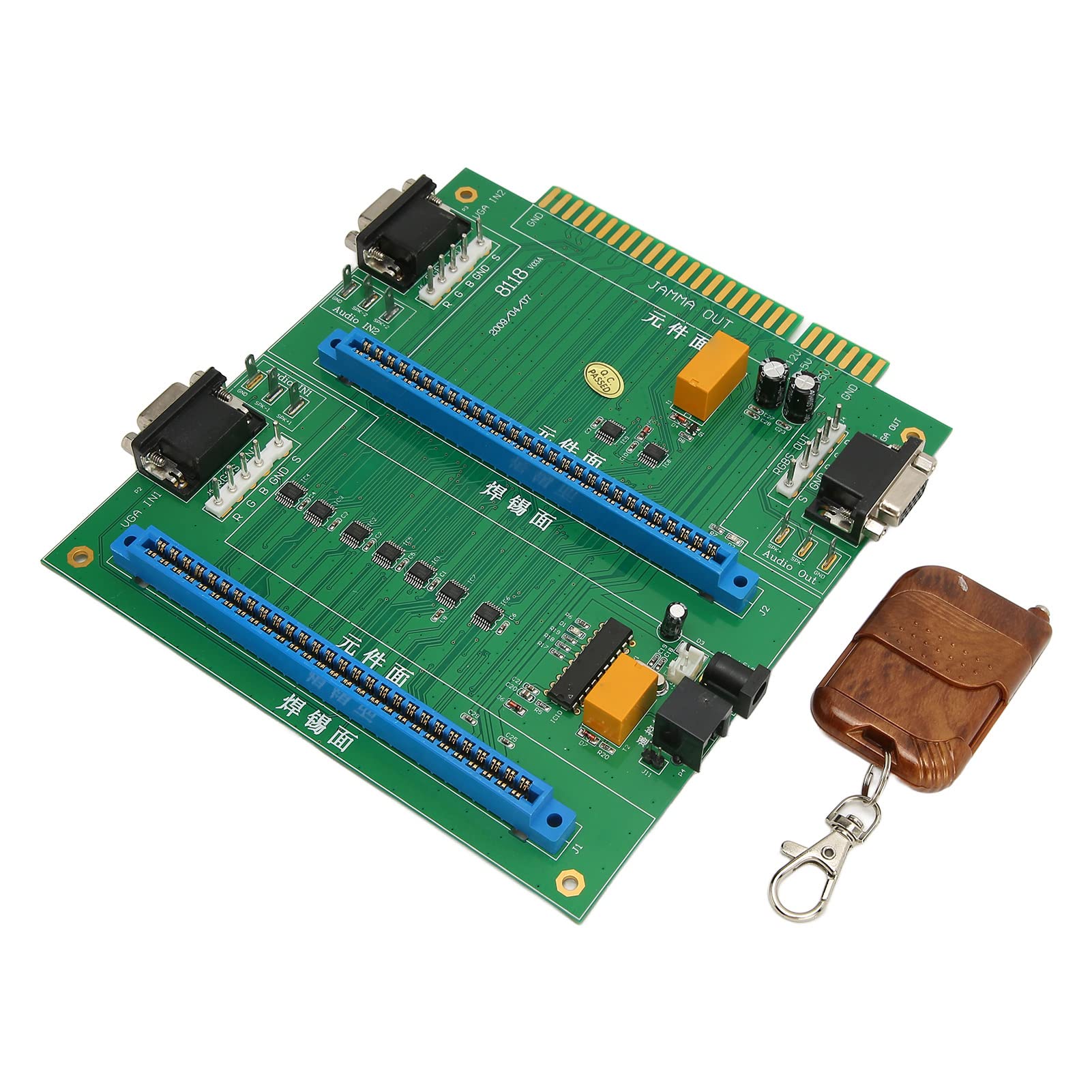 para Interruptor Jamma 2 En 1, para Placa PC Jamma 2 Ranuras Fácil De Instalar Multi para Interruptor Jamma 2 En 1 con Control Remoto para Juegos