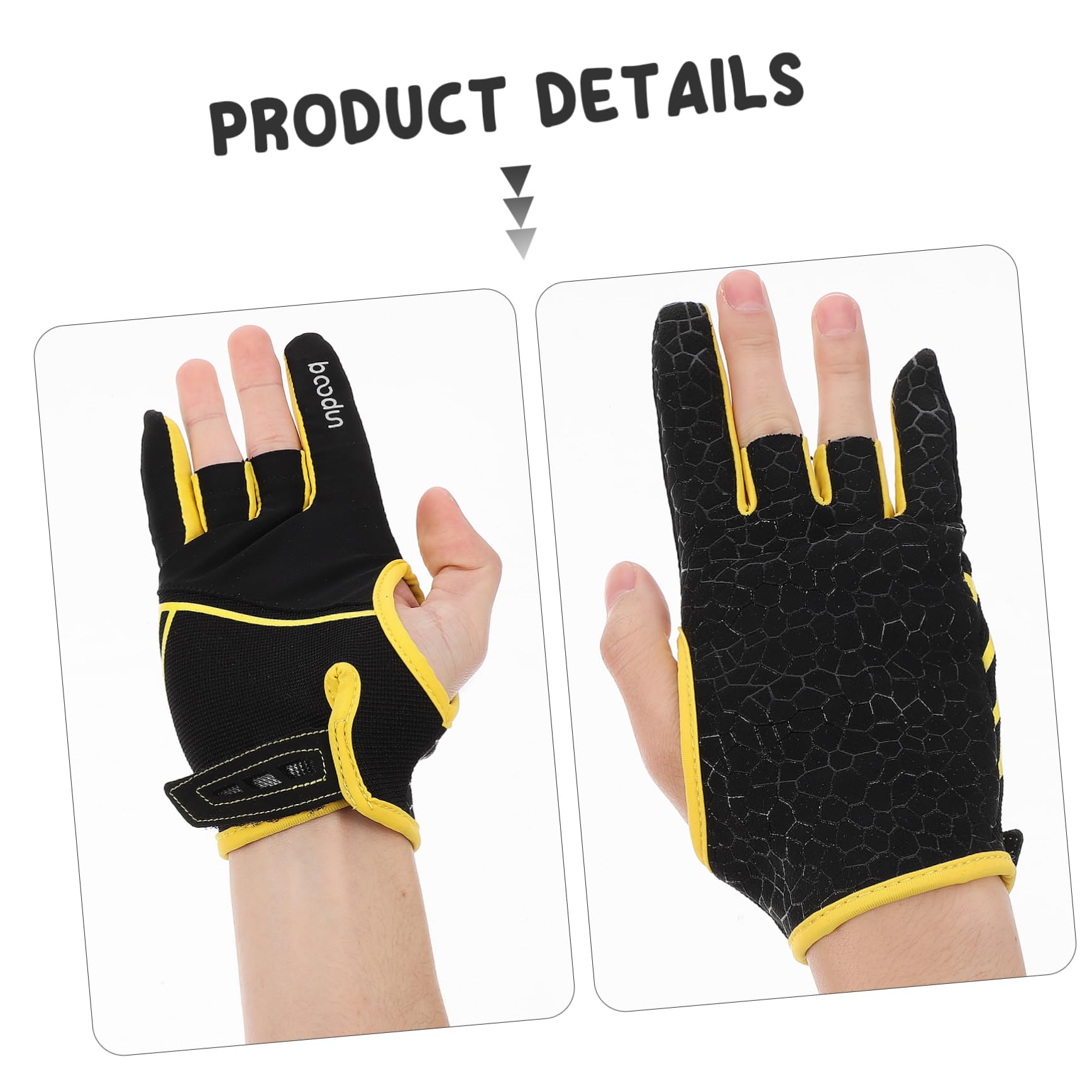 VANZACK 1 Pair Professional Slip Bowling Gloves Breathable Sports Gloves Touchscreen Compatible Size S/m