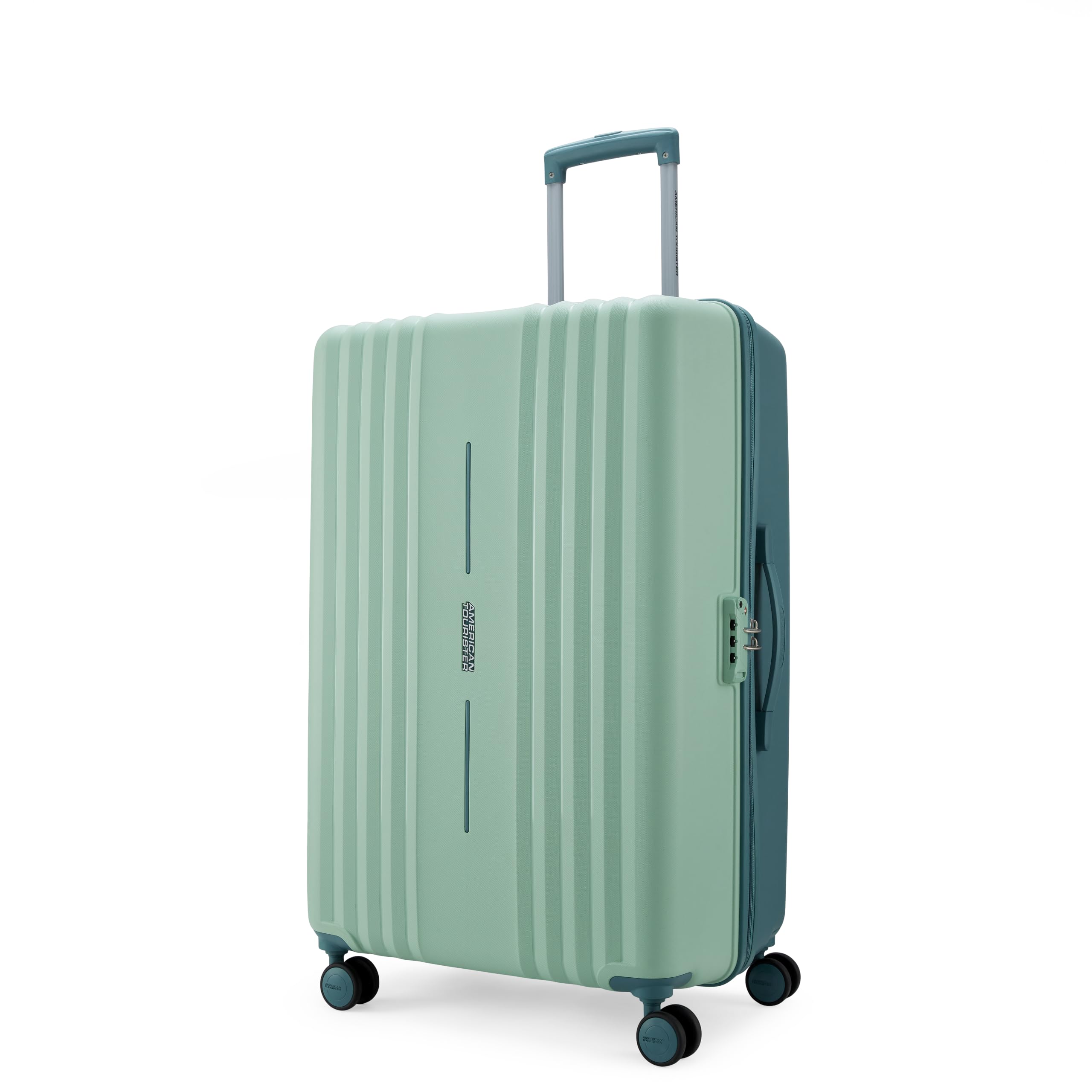 Cleva S | Luggage Trolley Bag (77 cm) | 360° 8 Wheel Travel Luggage | 2 Compartments | Hard Luggage Polypropylene Suitcase | Mounted TSA Lock | 3 Years Warranty | Mint Green & Green-image-15