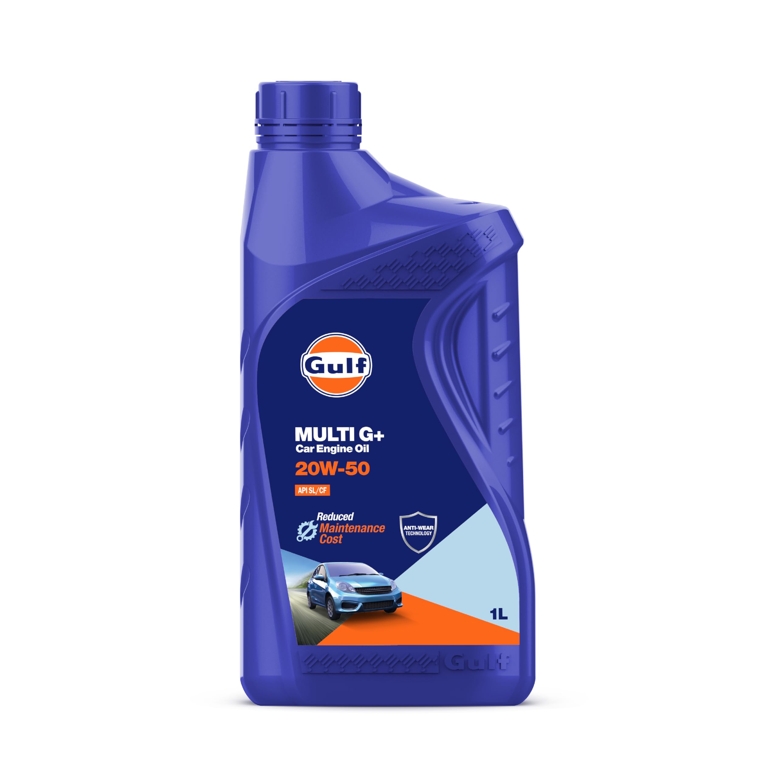 GULF MULTI G+ 20W-50 [1L] API SL/CF Car Engine Oil with Anti-Wear Technology for Reduced Maintenance Cost-image-29