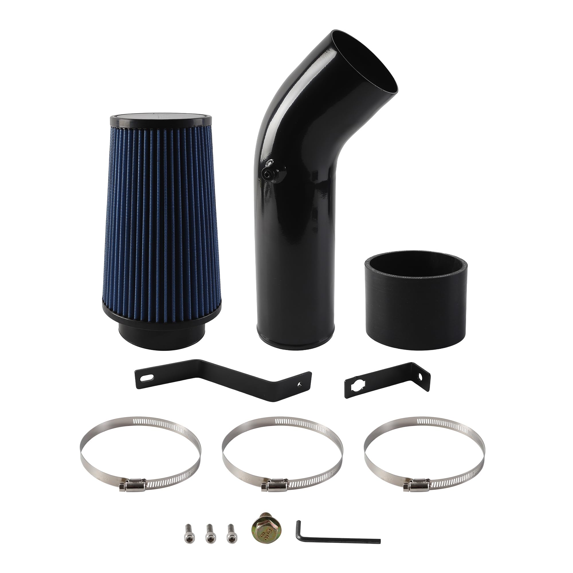 Dasbecan 7.3 Diesel Cold Air Intake Kit, Replacement Pipe with Oiled Filter