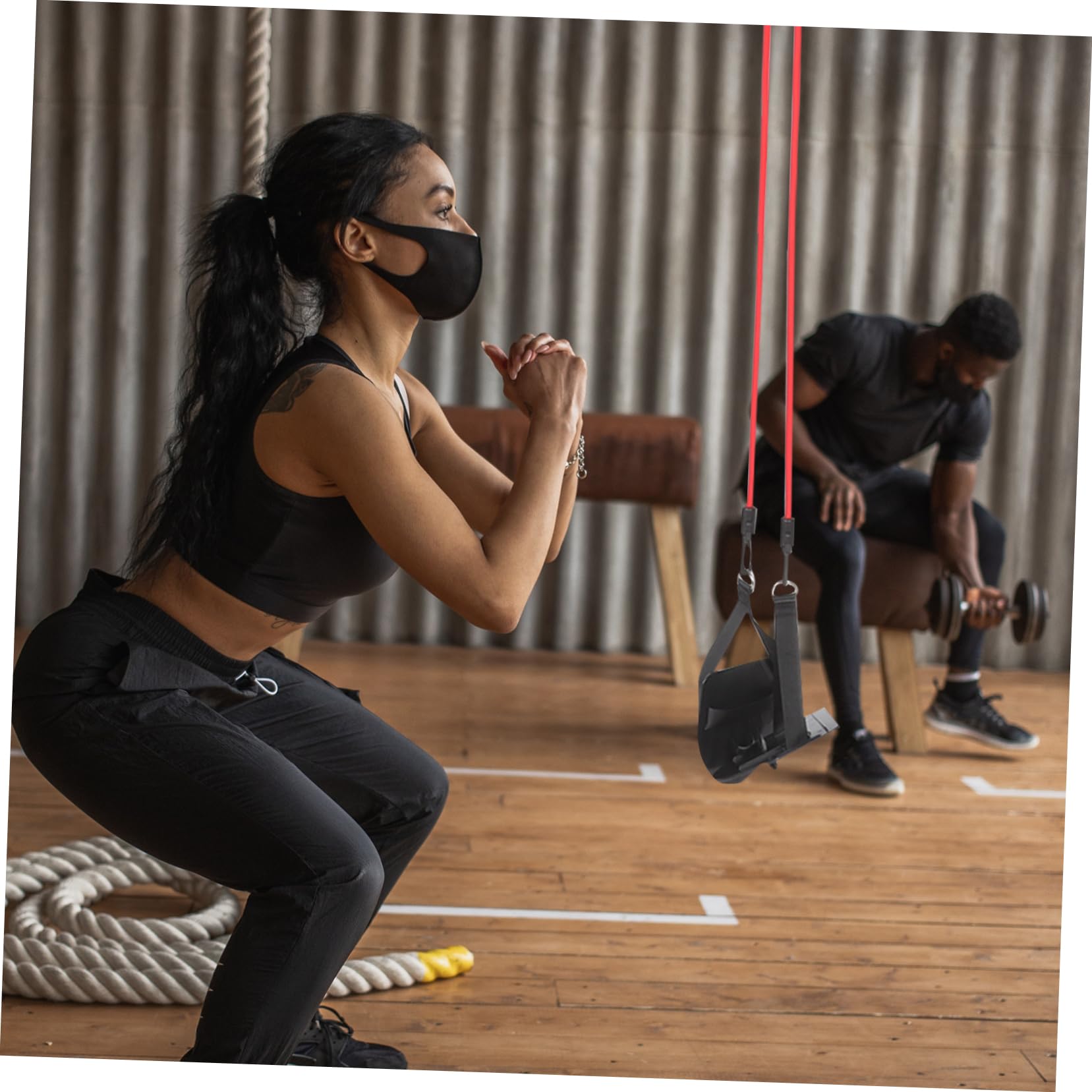 Gogogmee Swim Resistance Band Aqua Jogger Belt for Adults Boys and Girls Swimming Lessons Equipment