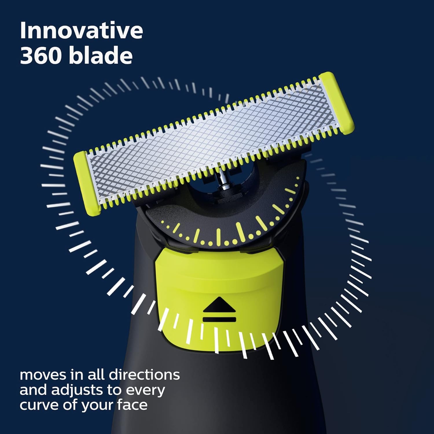 Philips Tondeuse électrique hybride OneBlade 360 Pro, noire, QP6531/15