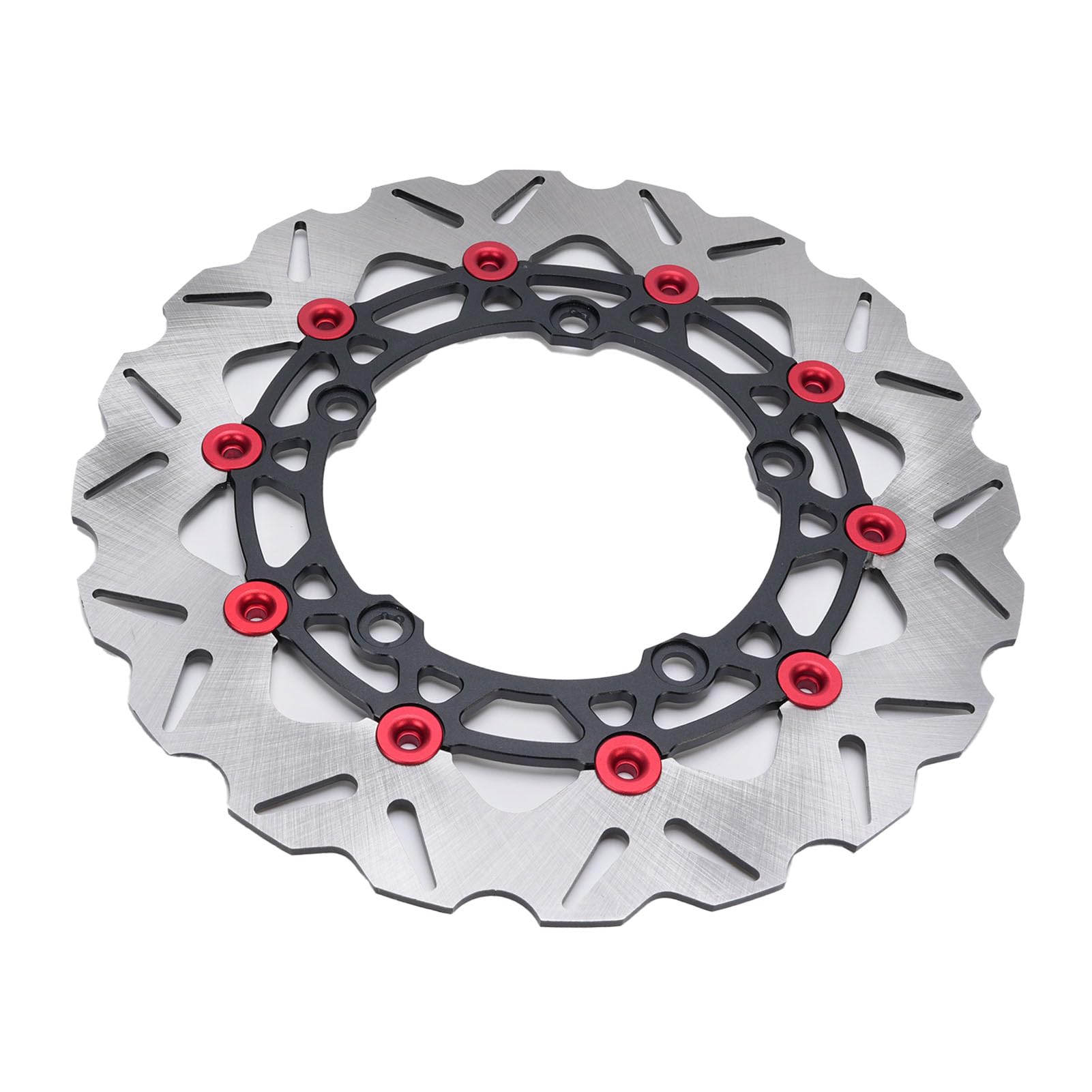 Zestaw Tarcz Hamulcowych do Motocykla, Zwiększona stabilność (Red)