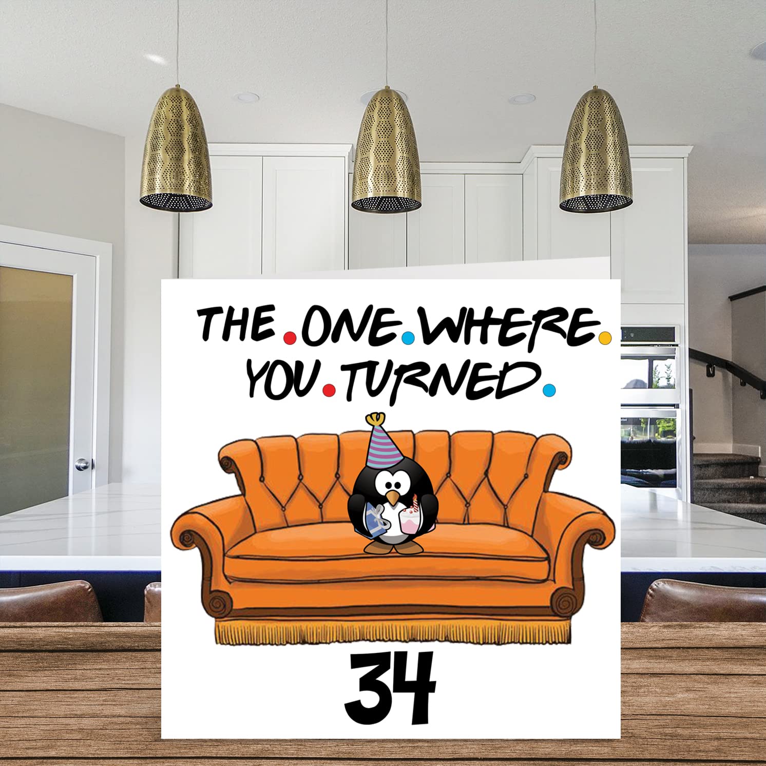 Carte D'anniversaire Amusante Pour Son 34e Anniversaire, Pour