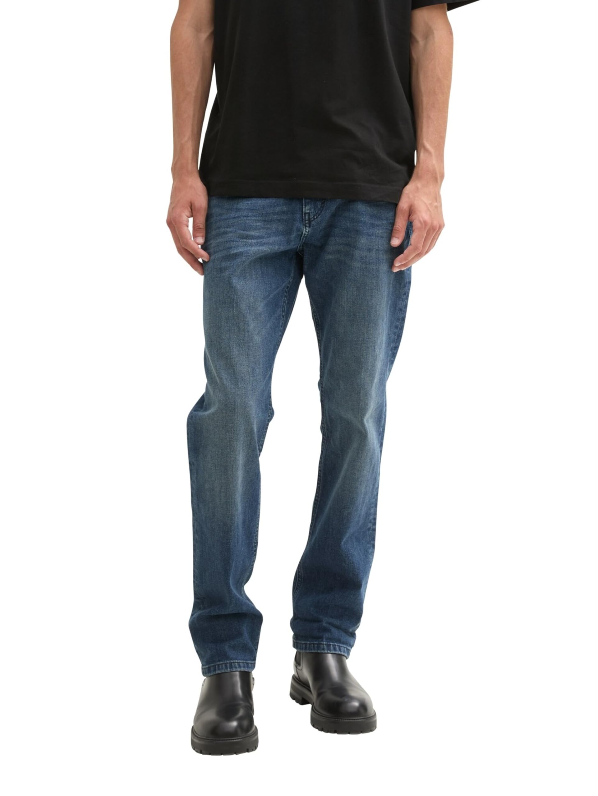 TOM TAILOR Herren Marvin Straight Jeans,10281 - mid Stone wash Denim, 31/34