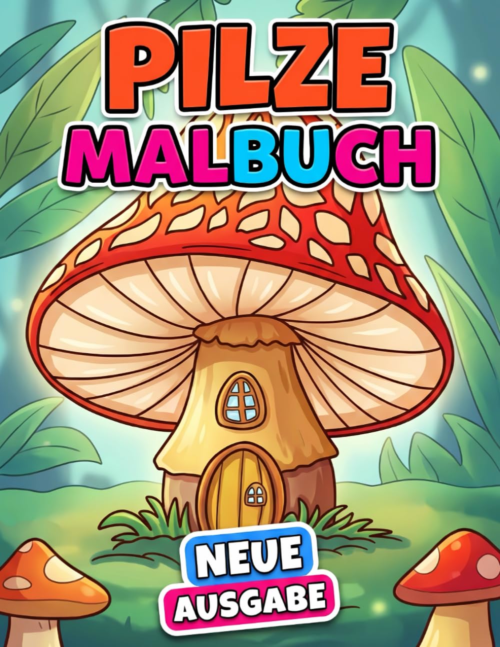 Pilze Malbuch: Mehr Als 50 Wunderschöne Naturinspirierte Illustrationen Für Kreative Stunden Und Ruhige Momente