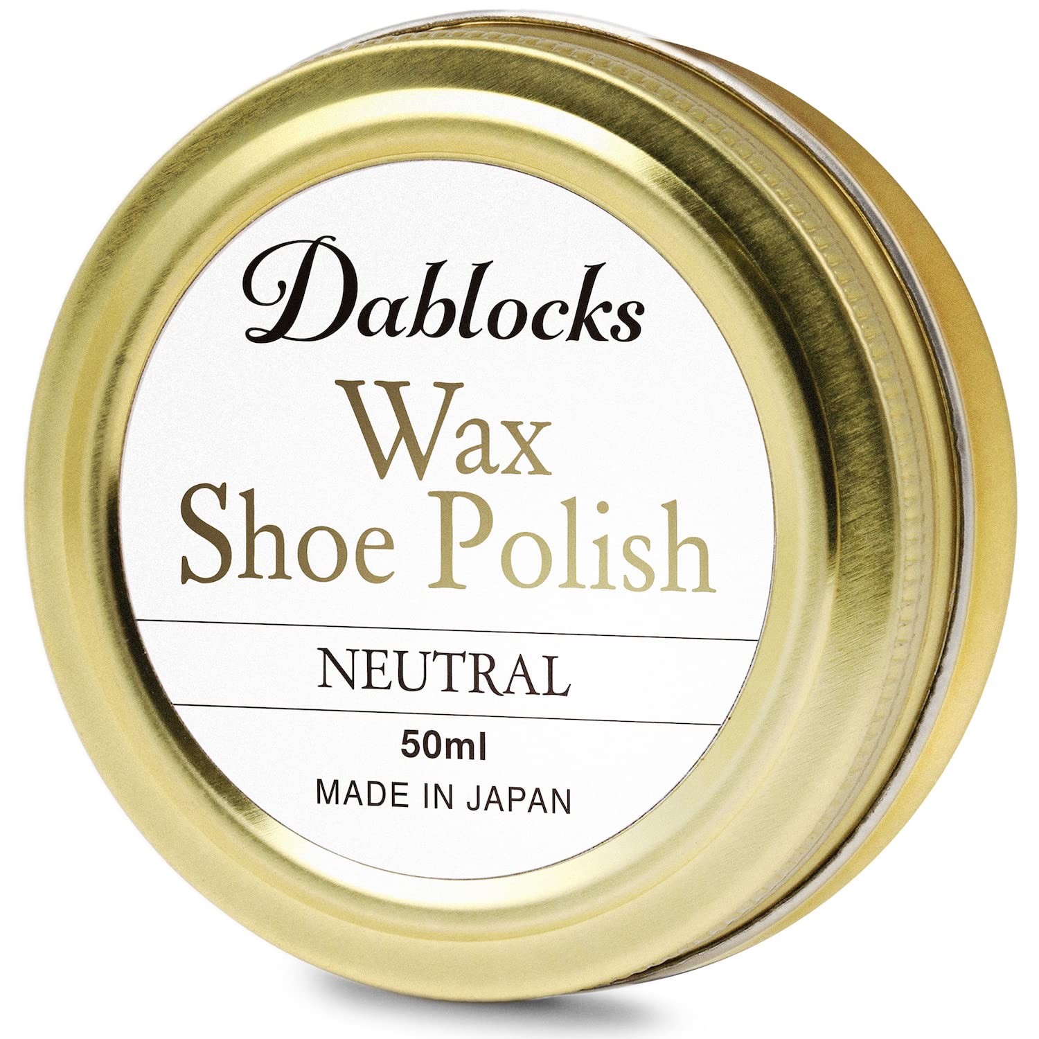 [DABLOCKS] 鏡面磨きワックス 革靴 50ml 日本製 (ニュートラル)