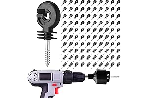 100-Pack Electric Fence Insulators for Animal Husbandry: Reliable Protection for Your Livestock