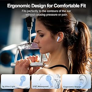 Niderson AI Translation Earbuds Real Time with Audio and Video Calls, 3-in-1 Language Translator Earbuds Support 164 Languages and 7 Translation Modes, 32H Buletooth 5.3 Headphones with Mic, Blue