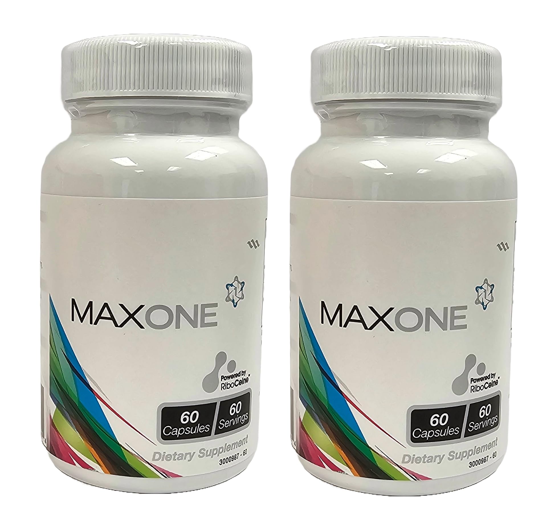 Max One, Focused Riboceine Supplementation, 60 Vegetable Capsules, 30 Servings (Pack of 2)