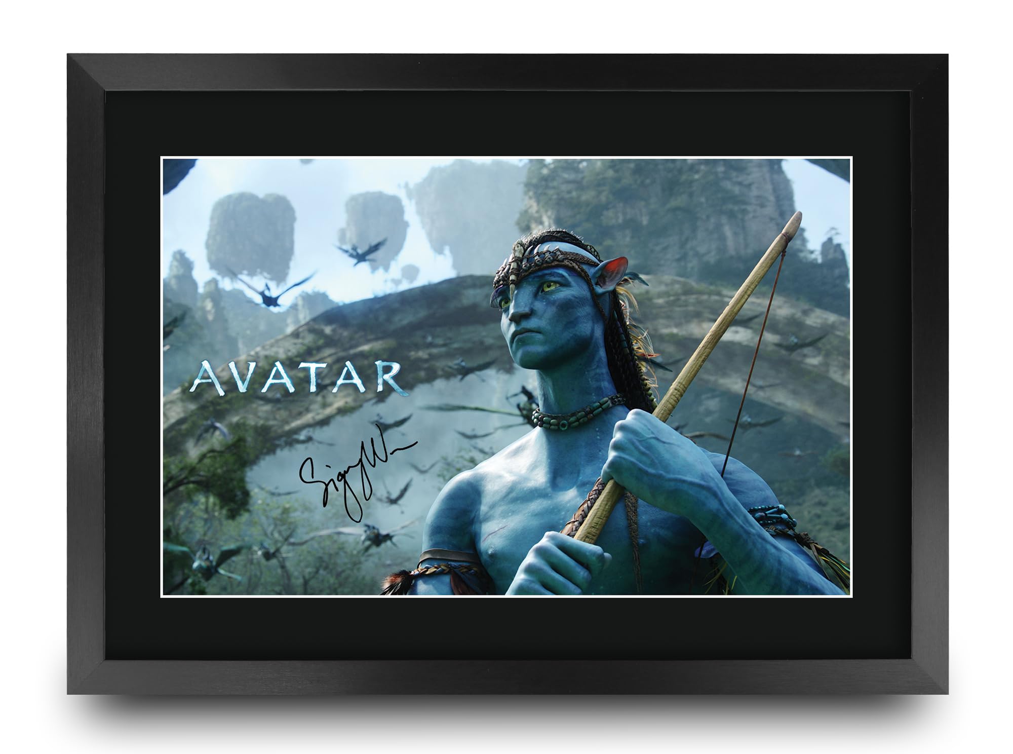 HWC Trading Avatar Scene 1 Gifts Printed Signed Autograph Picture for Movie Memorabilia Fans - A3 Framed
