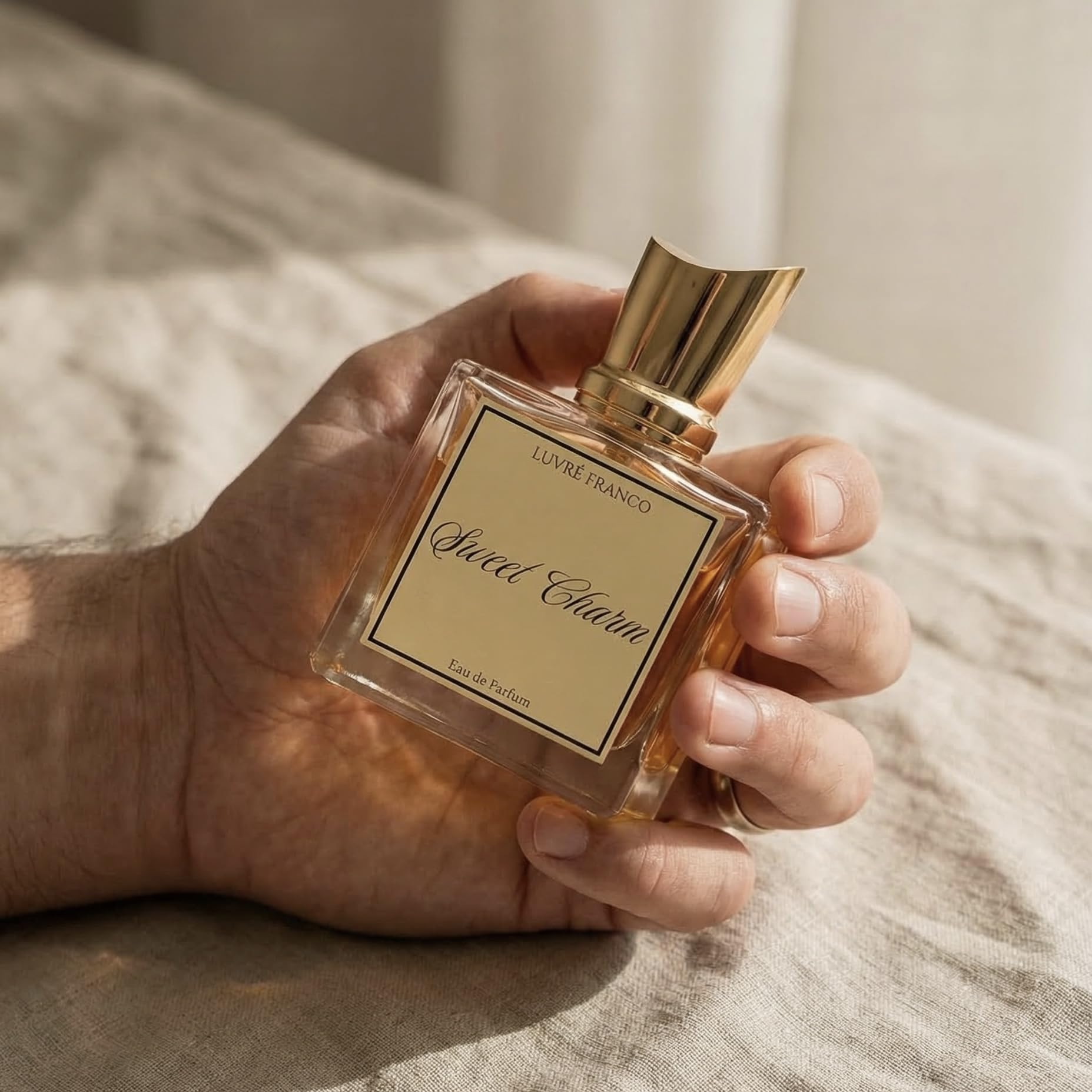 Sweet Charm - Eau de Parfum für Herren - LUVRÉ FRANCO - mit Pheromonen - frischer süßer Duft - 50ml - sehr attraktiv und anziehend - langanhaltend fruchtig