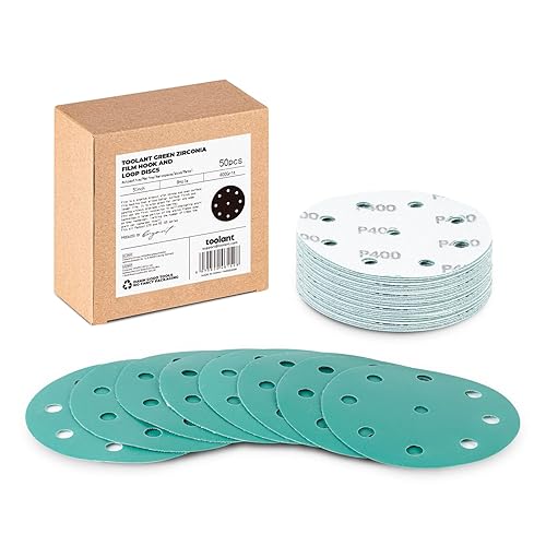 Vista 30 de toolant - Disco de lijado de grano 120 de 6 pulgadas, 49 agujeros, discos de lijado compatibles con lijadoras Festool de toolant - 50