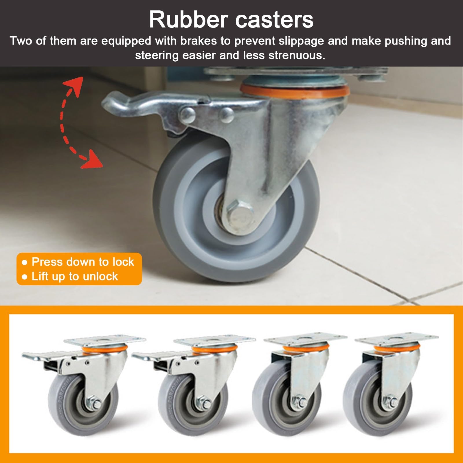 Carrello portatile per venditori, pieghevole, con tettoia e ruote bloccabili, struttura in ferro per eventi alimentari, larghezza 120 cm