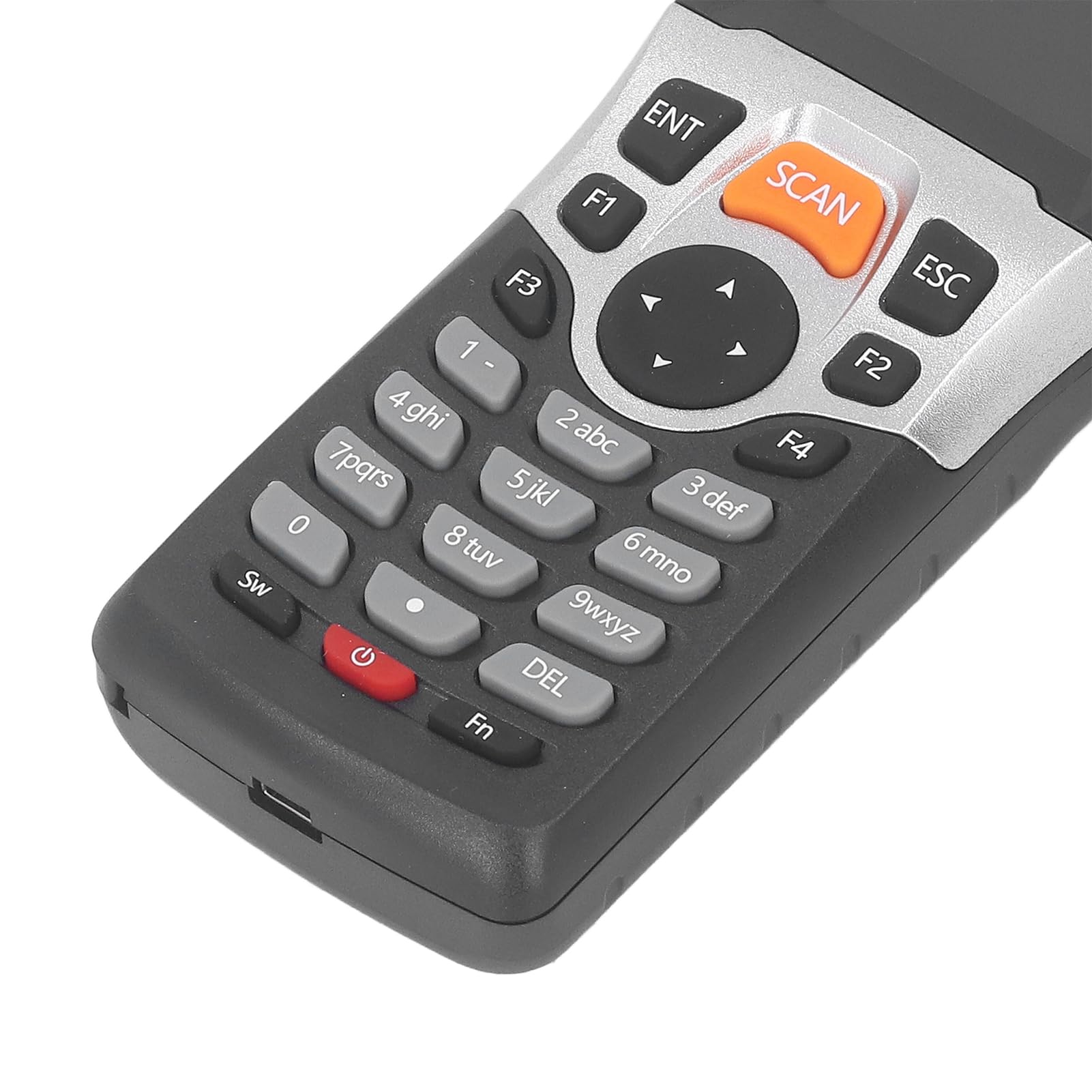 Alomejor Scanner per Codici a Barre Wireless Scanner per Inventario Portatile con Schermo LCD da 2,2 Pollici per Magazzini e Supermercati