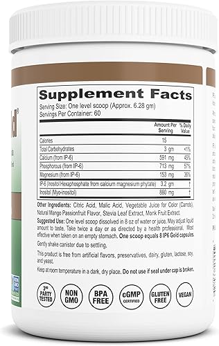 Miniatura 3 de IP-6 Gold Powder Mango Sabor Maracuyá, 60 porciones