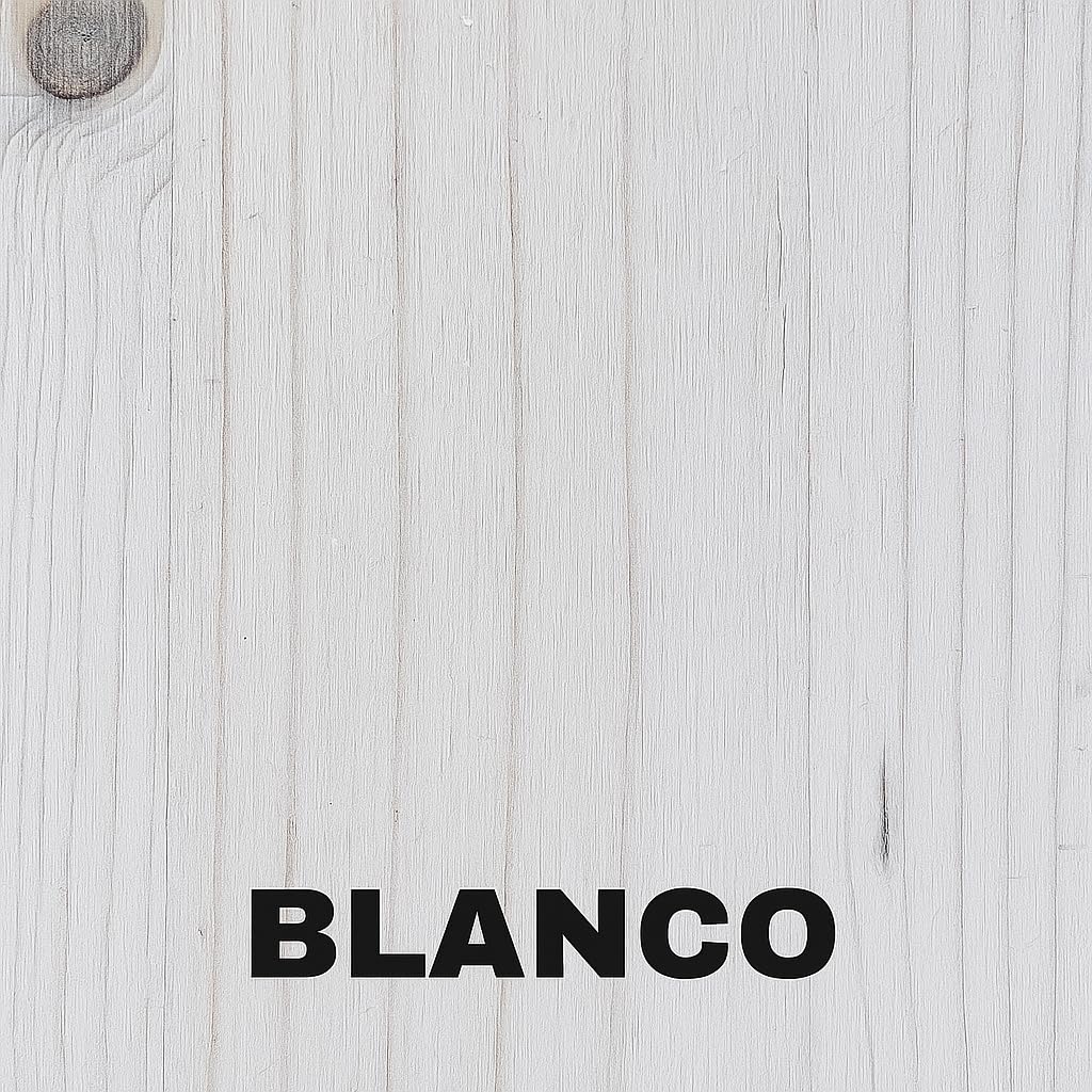 Cabecero Cama 150 y 160 cm Queen Size - Madera Maciza de Pino Estilo Nórdico - Hecho a Mano en España - Hiyori Blanco Envejecido