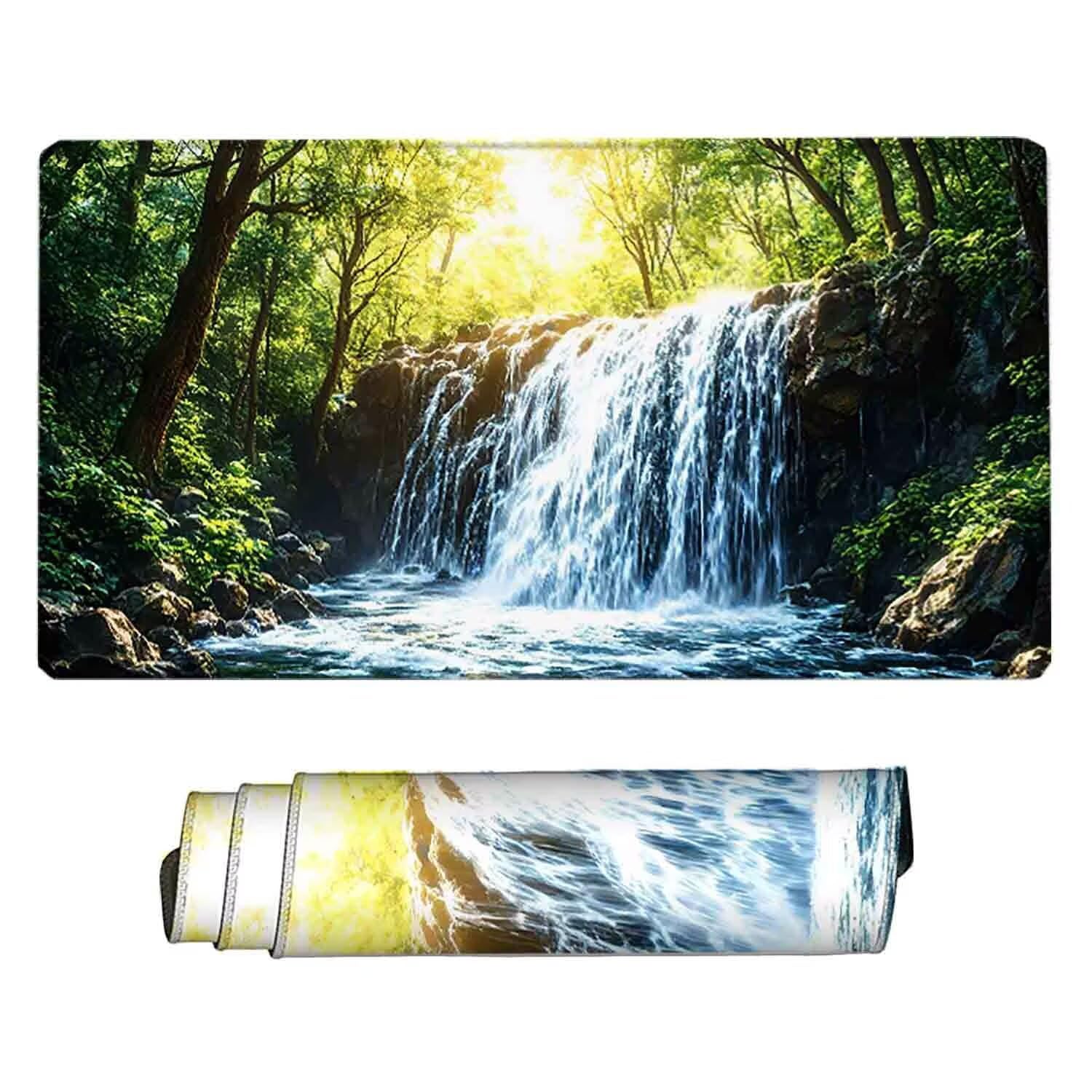 Podkładka pod mysz XXL 1000 x 500 mm podkładka pod mysz drzewo jesienna podkładka pod mysz antypoślizgowa gumowa podkładka do gier, akcesoria biurowe, podkładka pod mysz o wysokiej precyzji i
