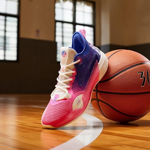 Amazon | [361°] ZEN 5-We The Asia Fluorescent Pink/Blue US9(27.0cm 