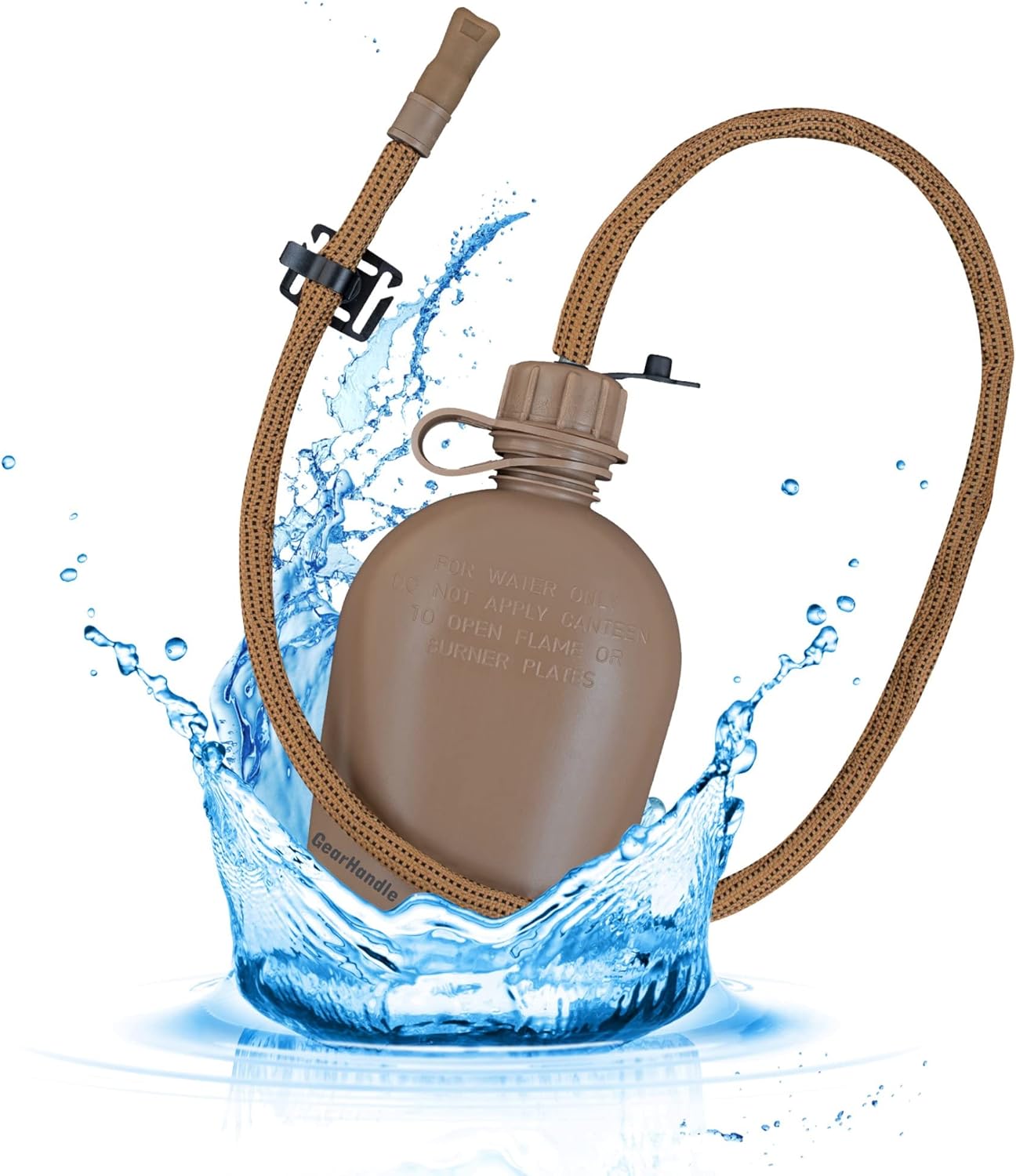 Gearhandle US Military Canteen Straw Kits (Coyote Brown