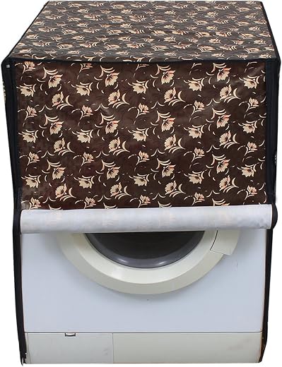 Lithara Waterproof Front Load Washing Machine Cover For 6 kg, 6.2 Kg, 6.5 Kg, 7 Kg (Design_36)