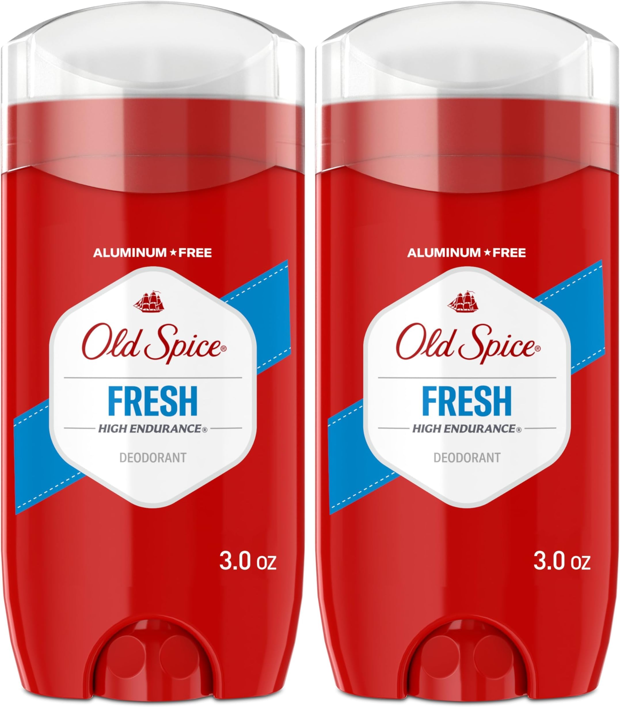 Old Spice Aluminum Free Deodorant for Men, High Endurance, 24/7 Lasting Freshness & Long Lasting Scent, 24/7 Advanced Sweat & Odor Protection, Fresh Scent, 3.0 oz (Pack of 12)