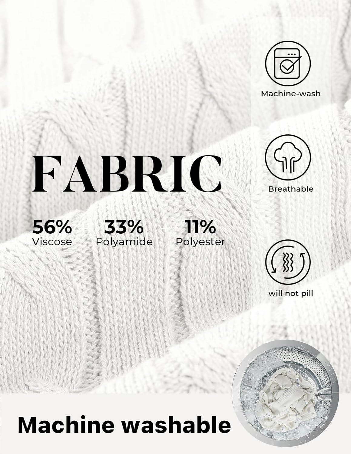 PJ PAUL JONES Mens T-Shirts Crewneck Tee Shirt Cable Knit Tee Short Sleeve Texture T Shirt - Image 3