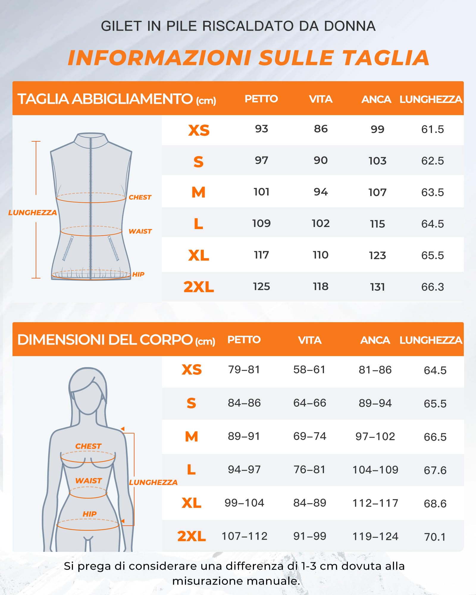 Gilet Riscaldato Donna Con Batteria Da 7,4 V, 16000 mAh, 9 Zone Di Riscaldamento, Gilet In Pile Riscaldato Con 3 Temperature Regolabili, Per Ciclismo, Lavoro All'Aperto