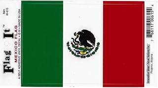 Mexico Flag Decal for auto, Truck or Boat