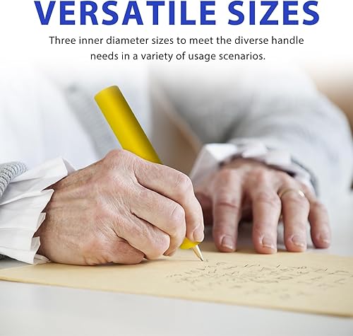 Miniatura 6 de 12 tubos de agarre de espuma adaptables para utensilios, ayuda de agarre integrada para utensilios, herramientas y bolígrafos para ancianos,