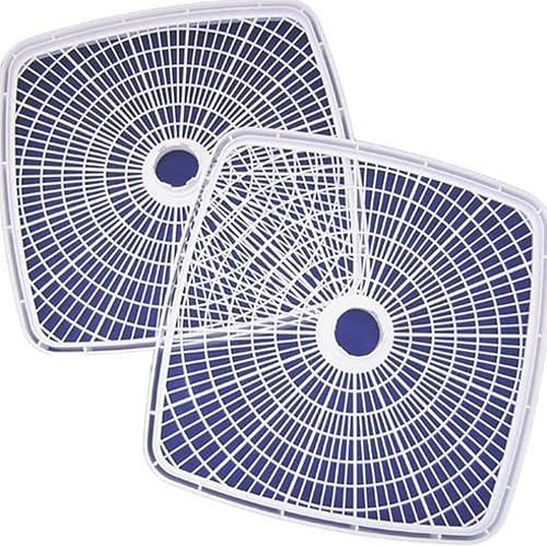 NESCO SQT-2 Square 14 1/2" Bandejas Add-A-Bandejas, FD-80 Deshidratadores de Alimentos, Blanco